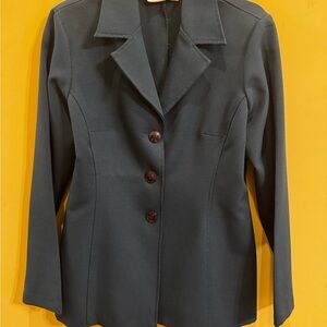 Giorgio Fiorelli Green Blazer with Notched Lapels